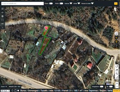 Bursa Osmangazi Uludağ Tuzaklı Köyü Satılık Arsa 523M2 6