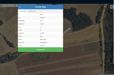 Bursa Yenişehir Alaylı Köyü'nde 7500 M² Tarla 9