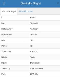 Bursa Yenişehir ' De Satılık 4.5 Dönüm Tarla 2