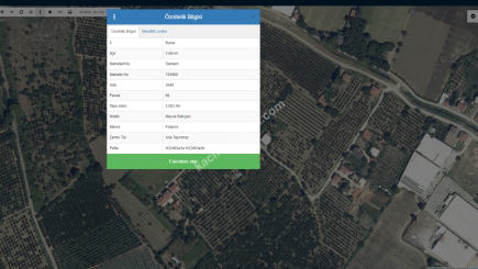 Bursa Yıldırım Samanlı Da Satılık 3050 M2 Tarla 4
