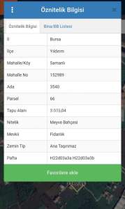 Bursa Yıldırım Samanlı Da Satılık 3050 M2 Tarla 11