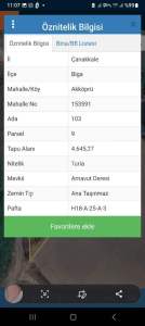 Çanakkale Biga Akköprü Satılık Tarla 4645M2