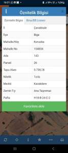 Çanakkale Biga Koruoba Köyü Satılık Tarla 5.7 Dönüm 4