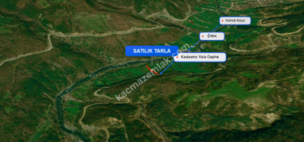 Biga Yolindi Köyü'nde Yola Cephe Satılık Bahçe ! 5