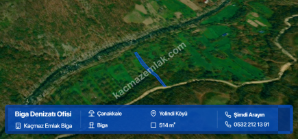 Biga Yolindi Köyü'nde Yola Cephe Satılık Bahçe ! 1