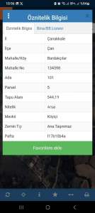 Çanakkale Çan Bardakçılar Köyü Satılık Arsa 1