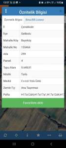 Çanakkale Gelibolu Bayırköy Satılık Tarla 3