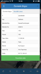 Çanakkale Gelibolu Kavakköy Beldesinde Satılık Tarla 1