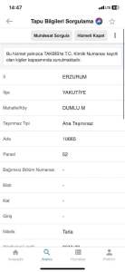 Erzurum'a En Yakın Mahalle Dumlu'da 8618 M2 Tarla 2