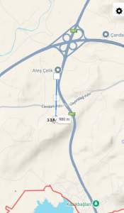 İzmir Bergama'da Satılık Zeytinli Tarla 6