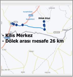 Kilis Dölek De Satılık 10 Dönüm Uygun Boş Tarla 13