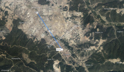 Kütahya Çavdarhisar Cebrail Fatih 598 M Tarla Satılık 3