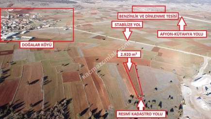 Kütahya Merkez Doğalar'da Satılık 2920M2 Tarla 11