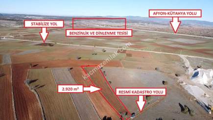 Kütahya Merkez Doğalar'da Satılık 2920M2 Tarla 4