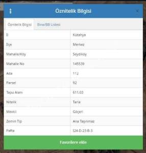 Kütahya Merkez Seydiköy'de Su Kanalına Cephe-611M2 4