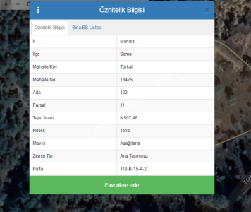Soma Türkali Mah. Satılık Köy Arazisi 1