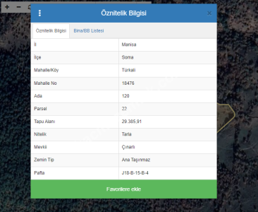 Soma Türkali Mah. Satılık Köy Arazisi 2