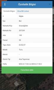 Niğde Bor Sırasöğütlerde Satılık Tarla 5