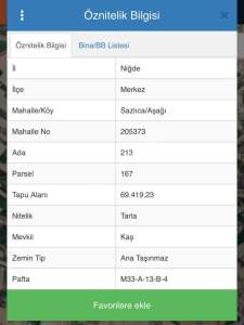 Niğde Merkez Sazlıca Aşağı Satılık Tarla 7