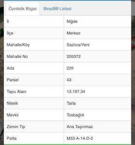 Niğde Sazlıca Yeni Mahalle 4 Adet Satılık Arsa 5