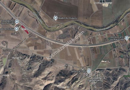 Sivas Serpincik Satılık Etrafı Çevrili Bahçe 537M2 1