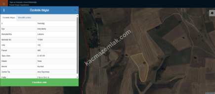 Tekirdağ Hayrabolu Lahana Mahallesi Satılık Tarla 14