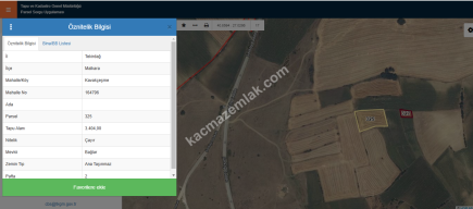 Tekirdağ Malkara Kavakçeşme Köyü Satılık Tarla 6
