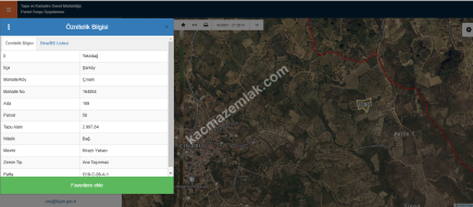 Tekirdağ Şarköy Çınarlı Mahallesi Satılık Zeytinlik 9