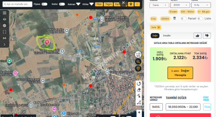 Tekirdağ Şarköy İstiklal Mahallesi Satılık İmara Yakın 10