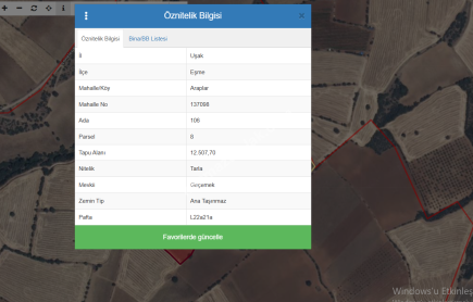 Uşak Eşme Araplar Köyünde Satılık Tarla 5