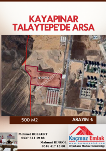 Diyarbakır Talaytepe 4.Sanayi Bölgesinde Satılık Arsa