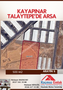 Diyarbakır Talaytepe 4. Sanayi Bölgesinde Satılık Arsa 1