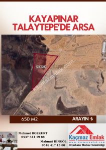 Diyarbakır Talaytepe 4.Sanayi Bölgesinde Satılık Arsa 1