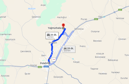 Ankara Polatlı Da Satılık 1000 M2 Tek Tapu İmarlı Arsa 4