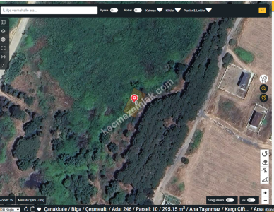Çanakkale Biga Çeşmealtında Satılık Villa İmarlı Arsa 2