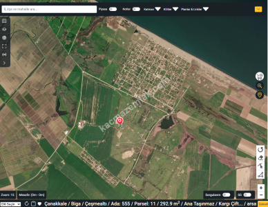 Çanakkale Biga Çeşmealtı Satılık Villa Arsa Arazi 293M2 9