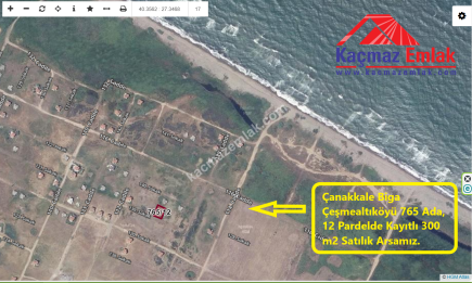 Biga Çeşmealtı'nda Denize 170 Mt. Satılık Kelepir Arsa 3