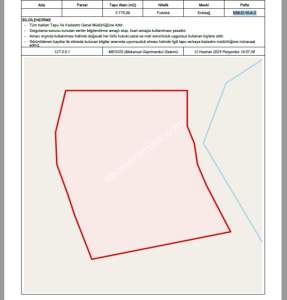 Nizip Tatlıcak Da 5770 M2 Yatırımlık Tek Tapu Fıstıklık 1