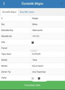 Akkovanlık Köyünde Satılık Tarla 3