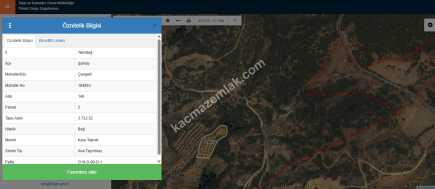 Tekirdağ Şarköy Çengelli Mahallesi Satılık Zeytinlik 2
