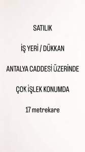 Satılık Dükkan - Manavgat / Antalya Caddesi Üzeri 1