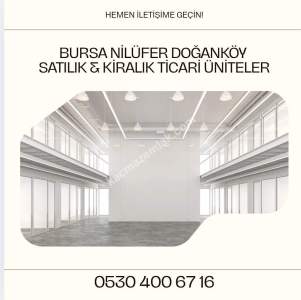 Bursa Nilüfer Doğanköy Satılık Dükkanlar 1