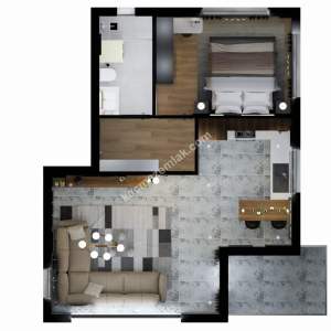 Antalya Döşemealtı'nda Lüx 1+1 Giriş Kat Butik Sitede 8