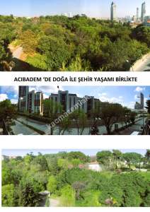 Acıbademde Arakat Koru Manzaralı 12+ M2 Net Satılık 3+1 2