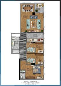 Acıbadem Caddesinde Sıfır Binada 3+1 Satılık Arakat 1