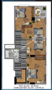 Acıbadem Caddesinde Sıfır Binada 4+1 Satılık Ara Dublex 2