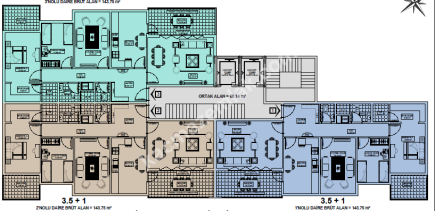 Sivas Satılık Daire Ahmetturangazi Mah. 3,5+1 135M2 3