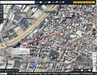 Bursa Kestel Ahmet Vefik Paşada Satılık Dublexdaire 4+1 19