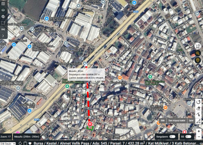 Bursa Kestel Ahmet Vefik Paşada Satılık Dublexdaire 4+1 20