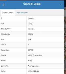 Ürgüp Sarıhıdır Köyünde Satılık Bahçeli Kargır Ev 6